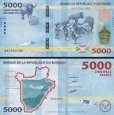 *5000 Frankov Burundi 2015-18, P53 UNC *5000 Frankov Burundi 2015-18, P53 UNC