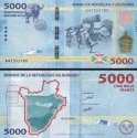 *5000 Frankov Burundi 2015-18, P53 UNC