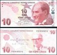 *10 lir Turecko 2022, P223f UNC *10 lir Turecko 2022, P223f UNC