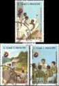 *Známky Svätý Tomáš 1988 Červený kríž razítkovaná séria *Známky Svätý Tomáš 1988 Červený kríž razítkovaná séria