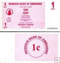 *1 Cent Zimbabwe 2006, P33 UNC, Bearer Cheque