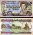 *20 falklandských libier Falklandy 1984, P15 AU/UNC *20 falklandských libier Falklandy 1984, P15 AU/UNC