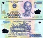 *500 000 Dong Vietnam 2003-21, polymer P124 UNC