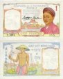 *1 Piaster Francúzska Indočína 1936-46, P54 AU *1 Piaster Francúzska Indočína 1936-46, P54 AU
