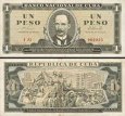 *1 Peso Kuba 1965, P94 AU *1 Peso Kuba 1965, P94 AU