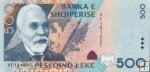 500 Leke Albánsko 2001, P68