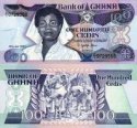*100 Cedis Ghana 1990, P26 AU
