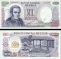 *1000 Escudos Čile 1971, P146 UNC