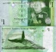 *1 Pa`anga Tonga 2014, P37b UNC *1 Pa`anga Tonga 2014, P37b UNC