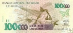 *100 000 cruzeiros Brazília 1993, P235 UNC