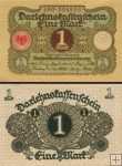 *1 Marka Nemecko 1920 P58 UNC, Darlehnskassenscheine