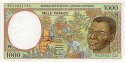 *1000 Frankov Rovníková Guinea (Central African States)1993-2000