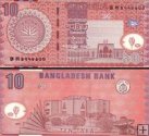 *10 Taka Bangladéš 2002-5, P39 UNC