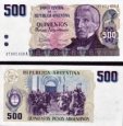 *500 Pesos Argentinos Argentína 1984, P316 UNC *500 Pesos Argentinos Argentína 1984, P316 UNC
