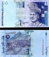 *1 Ringgit Malajzia 1998-2000, P39 UNC