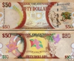 *50 dolárov Guyana 2016, P41 UNC