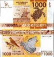 *1000 Frankov Francúzska Polynézia 2014-2019, P6 UNC