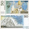 *50 Zlotych Poľsko 2006 - Pápež Ján Pavol II. P178 UNC v obale