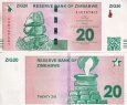 *20 ZiG (Zimbabwe Gold) Zimbabwe 2024, P111 UNC *20 ZiG (Zimbabwe Gold) Zimbabwe 2024, P111 UNC