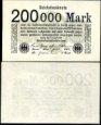 *200 000 nemeckých mariek Nemecko 1923 UNC, Reichsbanknote