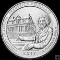 *25 Centov USA 2017, Frederick Douglass National Historic Site