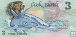 *3 Doláre Cookove ostrovy 1992 P6 UNC