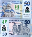 *50 Naira Nigéria 2010 polymer, pamätná prítlač P37 UNC