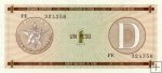 *1 Peso Kuba D2 FX32 UNC