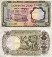 *1 Libra Nigéria 1968, P12a AU *1 Libra Nigéria 1968, P12a AU