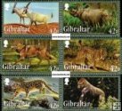*Známky Gibraltar 2012 Ohrozené zvieratá neraz. séria MNH