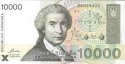 *10 000 Dinárov Chorvátsko 1993 P25 UNC