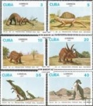 *Známky Kuba 1987 Dinosaury, nerzítkovaná séria MNH