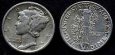 Strieborná minca 10 Centov USA 1937 F, Mercury Dime Strieborná minca 10 Centov USA 1937 F, Mercury Dime