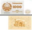 *1000 Sum Uzbekistan 1992, P70a UNC