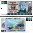 *1000 Pesos Argentinos Argentína 1984, P317 UNC *1000 Pesos Argentinos Argentína 1984, P317 UNC