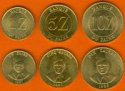 *Sada mincí Zaire 1-5-10 Zaires 1987-1988 UNC *Sada mincí Zaire 1-5-10 Zaires 1987-1988 UNC