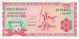 *20 Frankov Burundi 2005, P27d UNC *20 Frankov Burundi 2005, P27d UNC