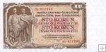 *100 Kčs I. Sto korún Československo 1953, P86b UNC