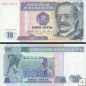 *10 Intis Peru 1985-6, P128 UNC