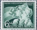 *Známka Nemecká ríša 1943 Deň mládeže, neraz. MNH
