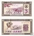 *3 Lekë Albánsko 1976, P41 UNC