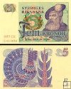 *5 Korún Švédsko 1978, P51d UNC