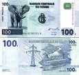 **100 Frankov Kongo Dem.Rep. 2000, P92 UNC **100 Frankov Kongo Dem.Rep. 2000, P92 UNC