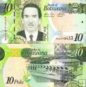 *10 botswanských pula Botswana 2009-14, P30 UNC