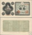 *10 Jenov (Yen) Japonsko 1946, P87 UNC