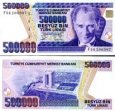*500 000 Lirasi Turecko 1993, P208 UNC *500 000 Lirasi Turecko 1993, P208 UNC