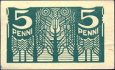 *5 Penni Estónsko 1919 AU *5 Penni Estónsko 1919 AU