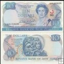 *10 dolárov Nový Zéland 1990 P176 UNC