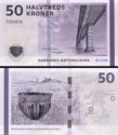 *50 Kroner Dánsko 2013, P65 UNC