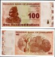*100 dolarů Zimbabwe 2009, P97 UNC *100 dolarů Zimbabwe 2009, P97 UNC